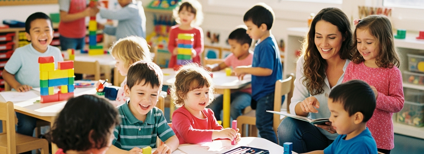 Einteilung in die Kindergärten und Schulen